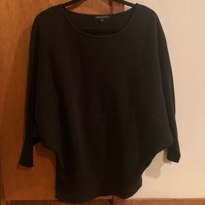For Cynthia Black Dolman Sleeve Sweater